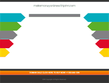 Tablet Screenshot of makemoneyonlinewithjohn.com